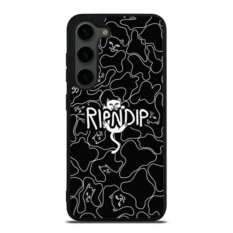 RIPNDIP BLACK DOODLE LOGO Samsung Galaxy S23 Plus Case Cover
