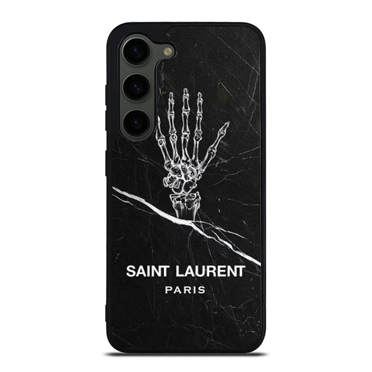 SAINT LAURENT PARIS SKELETON LOGO Samsung Galaxy S23 Plus Case Cover SAINT LAURENT PARIS SKELETON LOGO Samsung Galaxy S23 Plus Case Cover