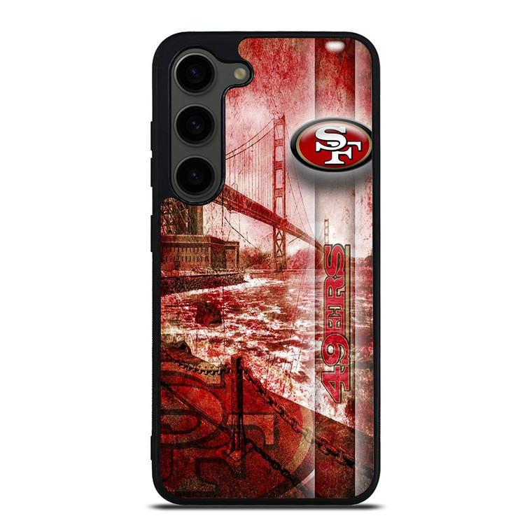 SAN FRANCISCO 49ERS GRUNGE LOGO Samsung Galaxy S23 Plus Case Cover