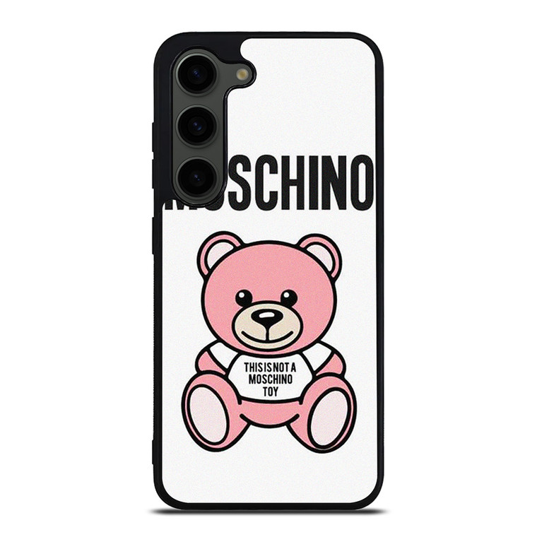 THIS IS NOT MOSCHINO TOY BEAR PINK Samsung Galaxy S23 Plus Case Cover THIS IS NOT MOSCHINO TOY BEAR PINK Samsung Galaxy S23 Plus Case Cover