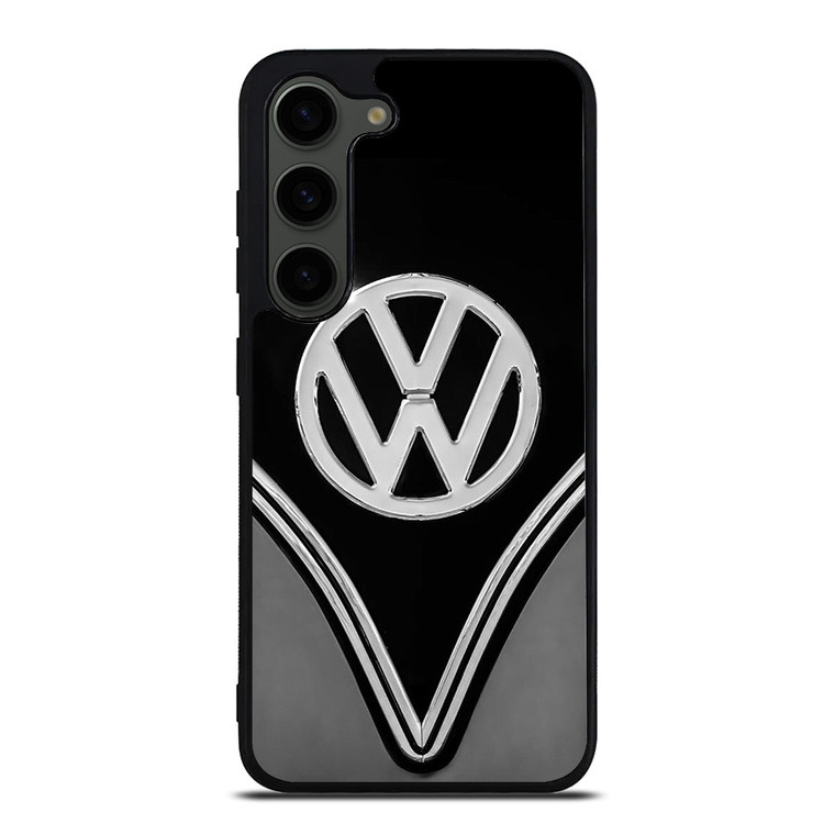 VW VOLKSWAGEN BLACK CHROME EMBLEM Samsung Galaxy S23 Plus Case Cover VW VOLKSWAGEN BLACK CHROME EMBLEM Samsung Galaxy S23 Plus Case Cover