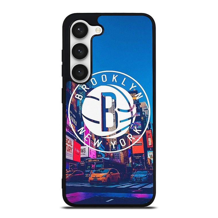 BROOKLYN NEW YORK NBA TIME SQUARE Samsung Galaxy S23 Case Cover