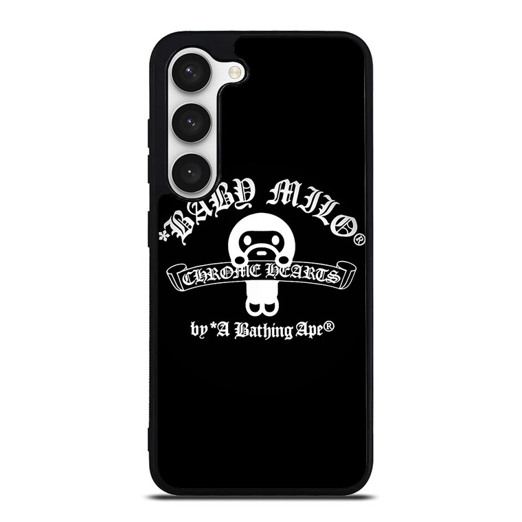 CHROME HEARTS BABY MILO BAPE Samsung Galaxy S23 Case Cover