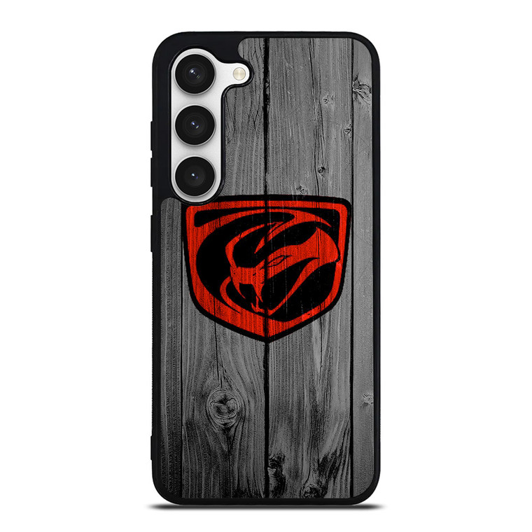 DODGE VIPER WOOD LOGO Samsung Galaxy S23 Case Cover