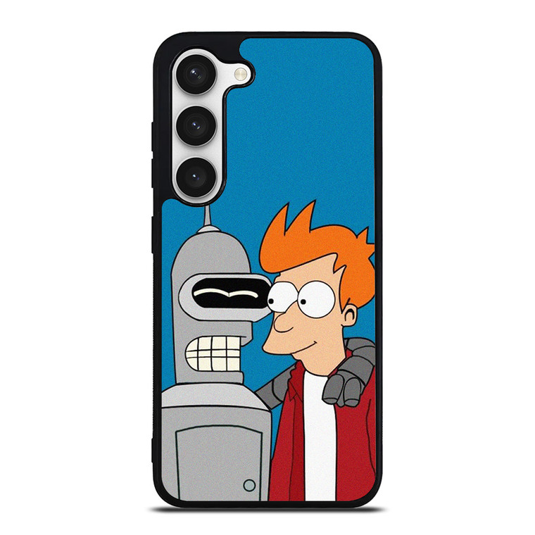 FUTURAMA BENDER AND PHILIP CARTOON Samsung Galaxy S23 Case Cover