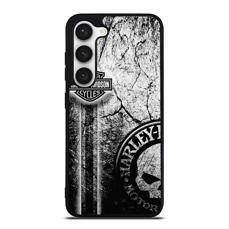 HARLEY DAVIDSON WALL TEXTURE LOGO Samsung Galaxy S23 Case Cover HARLEY DAVIDSON WALL TEXTURE LOGO Samsung Galaxy S23 Case Cover