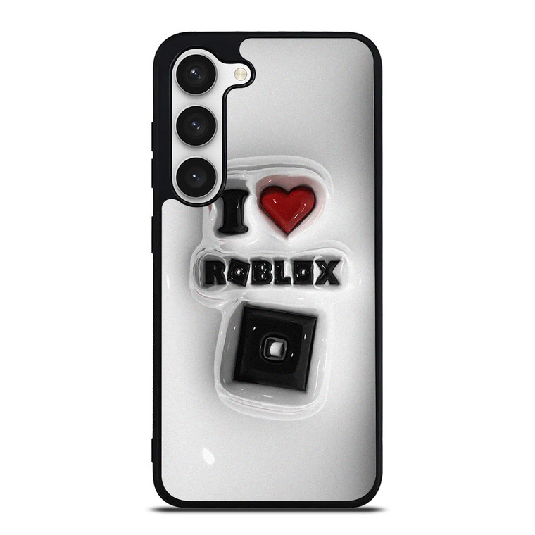 I LOVE ROBLOX 3D ART Samsung Galaxy S23 Case Cover