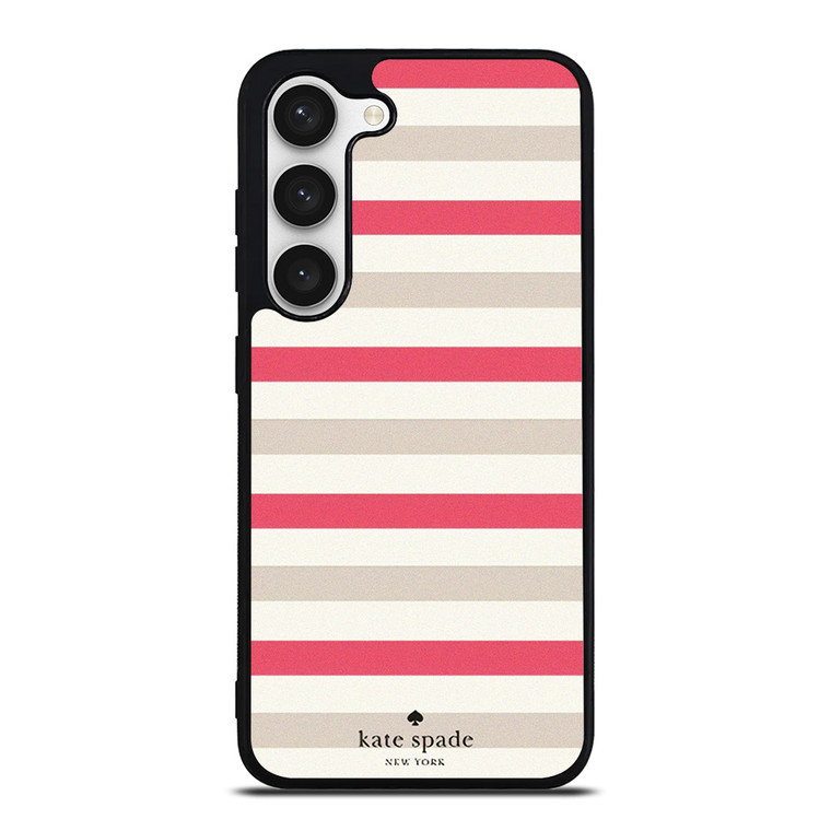 KATE SPADE NEW YORK PINK STRIPE Samsung Galaxy S23 Case Cover