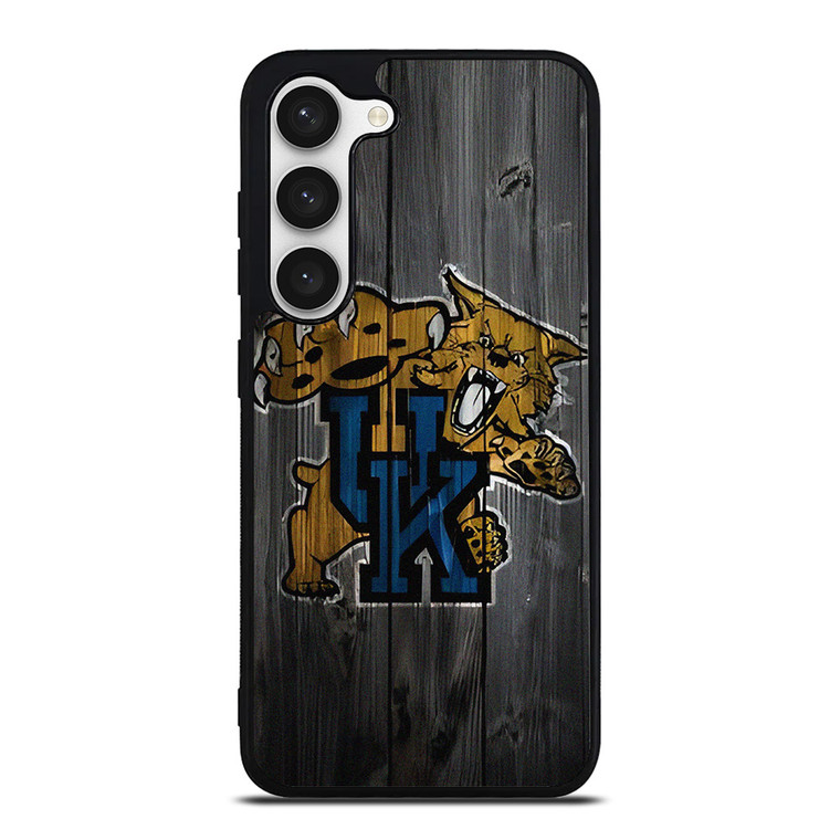 KENTUCKY WILDCATS UNIVERSITY WOOD LOGO Samsung Galaxy S23 Case Cover
