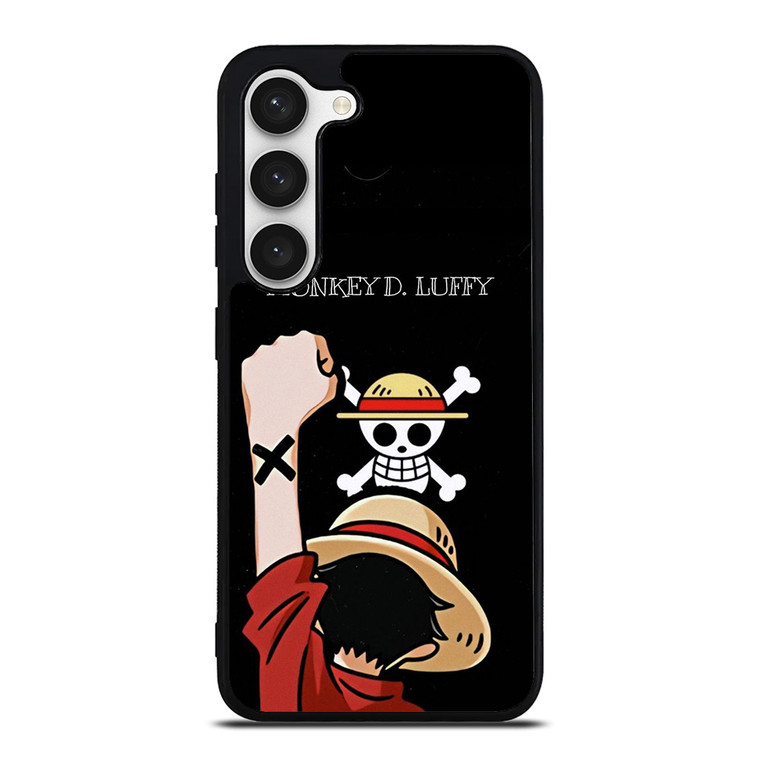 MONKEY D LUFFY ANIME LOGO Samsung Galaxy S23 Case Cover