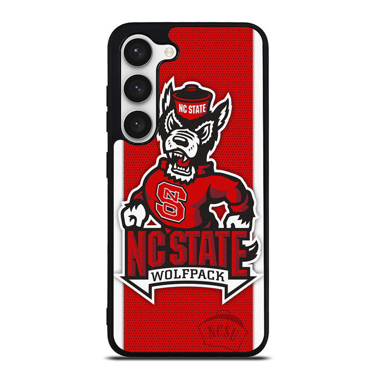NC STATE WOLFPACK FOOTBALL CARBON LOGO Samsung Galaxy S23 Case Cover