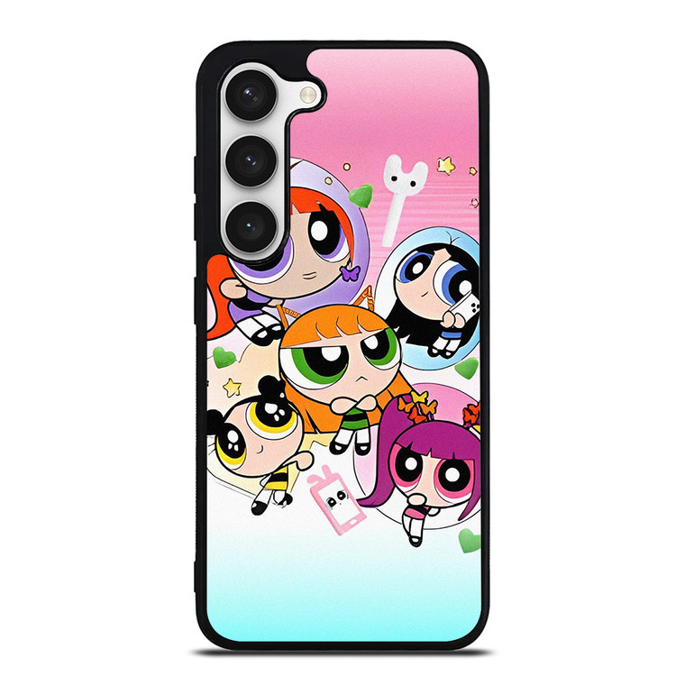 NEW JEANS KPOP X POWERPUFF GIRLS CARTOON Samsung Galaxy S23 Case Cover