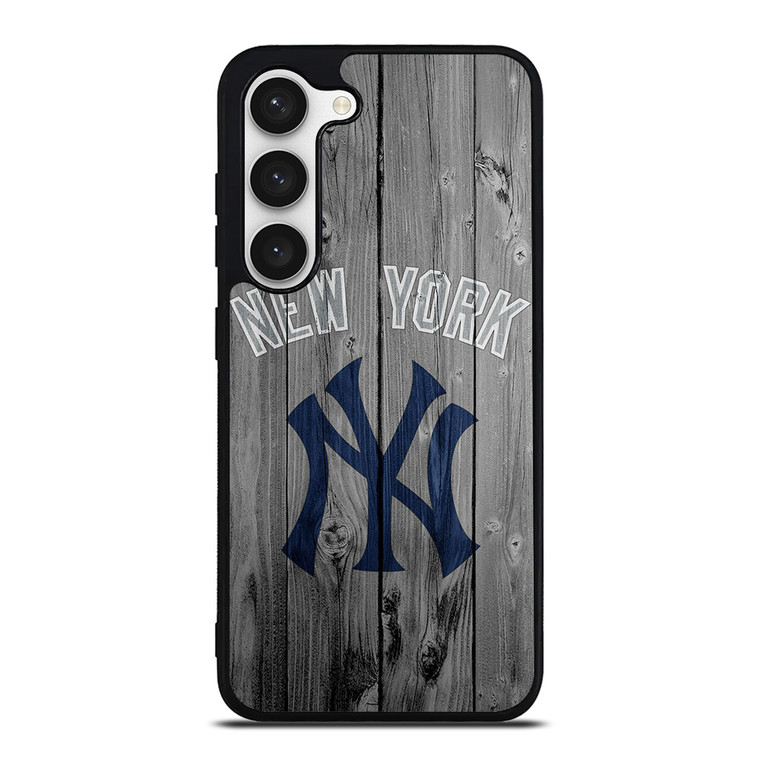NEW YORK YANKEES WOODEN LOGO Samsung Galaxy S23 Case Cover NEW YORK YANKEES WOODEN LOGO Samsung Galaxy S23 Case Cover