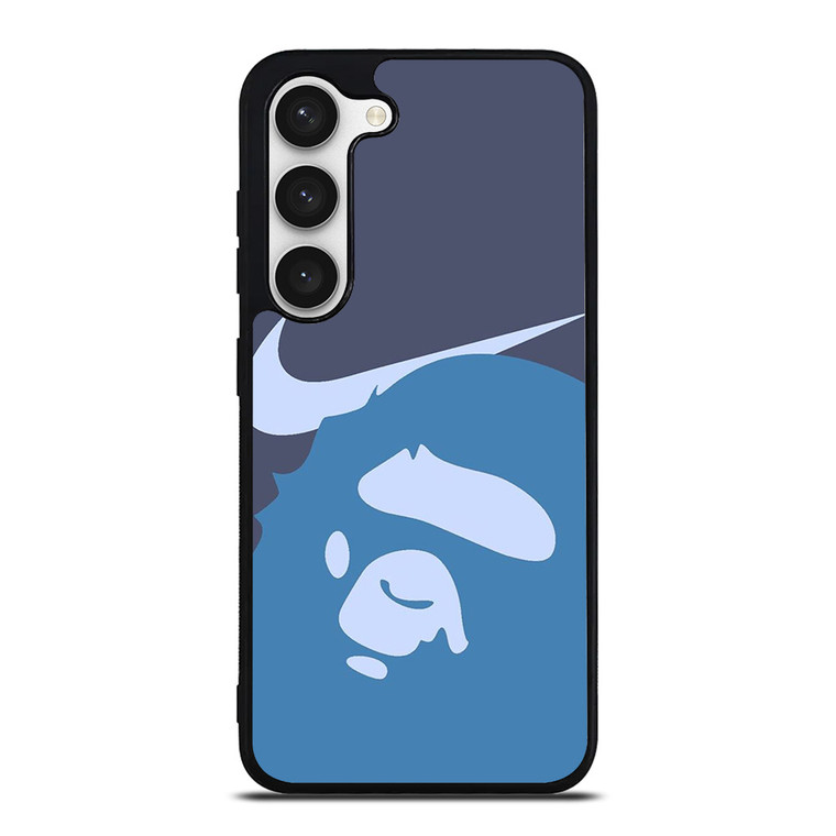 NIKE X BAPE BLUE LOGO Samsung Galaxy S23 Case Cover NIKE X BAPE BLUE LOGO Samsung Galaxy S23 Case Cover
