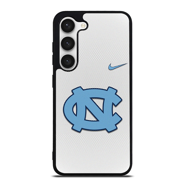 NORTH CAROLINA TAR HEELS WHITE CARBON Samsung Galaxy S23 Case Cover NORTH CAROLINA TAR HEELS WHITE CARBON Samsung Galaxy S23 Case Cover