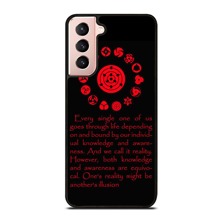 ITACHI UCHIHA SYMBOL QUOTES  Samsung Galaxy S21 Case Cover
