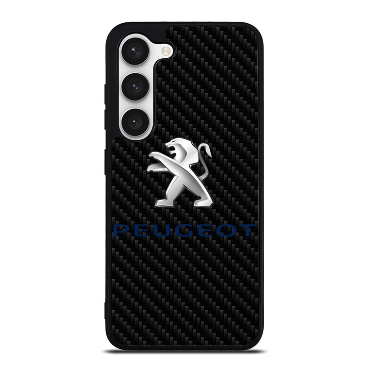 PEUGEOT CARBON EMBLEM Samsung Galaxy S23 Case Cover