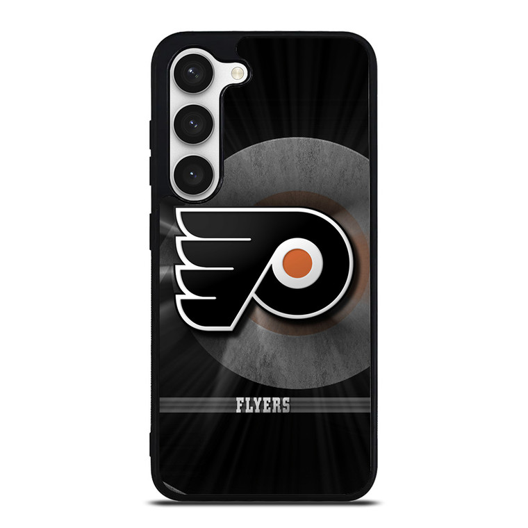 PHILADELPHIA FLYERS METAL EMBLEM Samsung Galaxy S23 Case Cover