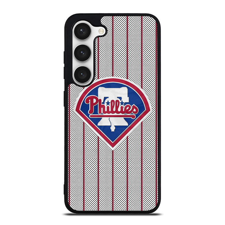 PHILADELPHIA PHILLIES CARBON LOGO Samsung Galaxy S23 Case Cover PHILADELPHIA PHILLIES CARBON LOGO Samsung Galaxy S23 Case Cover
