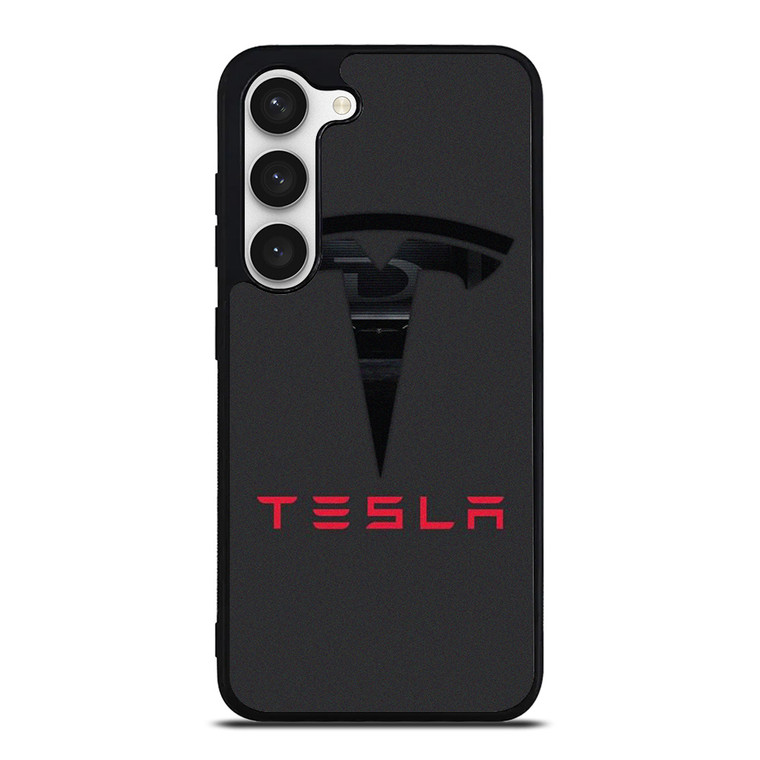 TESLA SILHOUETTE LOGO ICON Samsung Galaxy S23 Case Cover