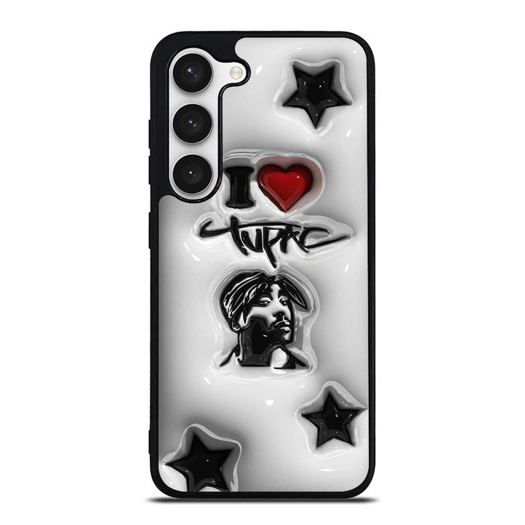 TUPAC SHAKUR RAPPER PLASTIC ART Samsung Galaxy S23 Case Cover