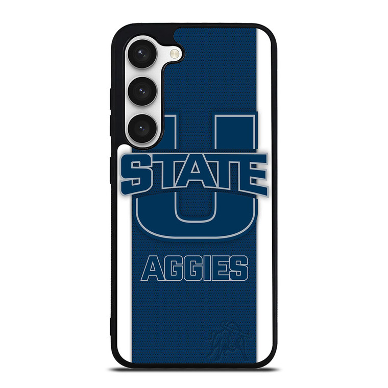 UTAH STATE AGGIES CARBON LOGO Samsung Galaxy S23 Case Cover