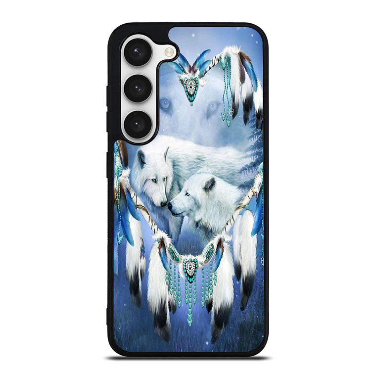 WHITE WOLF DREAMCATCHER Samsung Galaxy S23 Case Cover