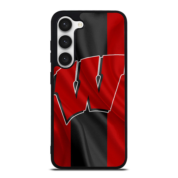 WISCONSIN BADGERS FLAG Samsung Galaxy S23 Case Cover