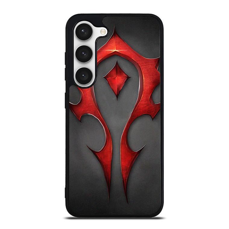 WORLD OF WARCRAFT HORDE LOGO Samsung Galaxy S23 Case Cover