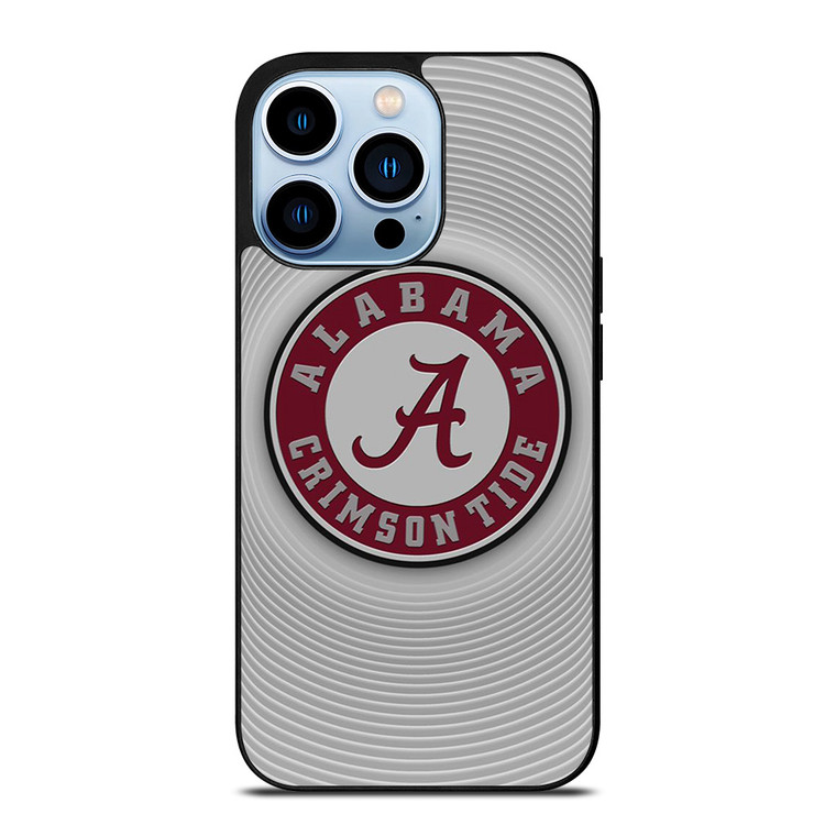 ALABAMA CRIMSON TIDE CIRCLE TEXTURE iPhone 13 Pro Max Case Cover