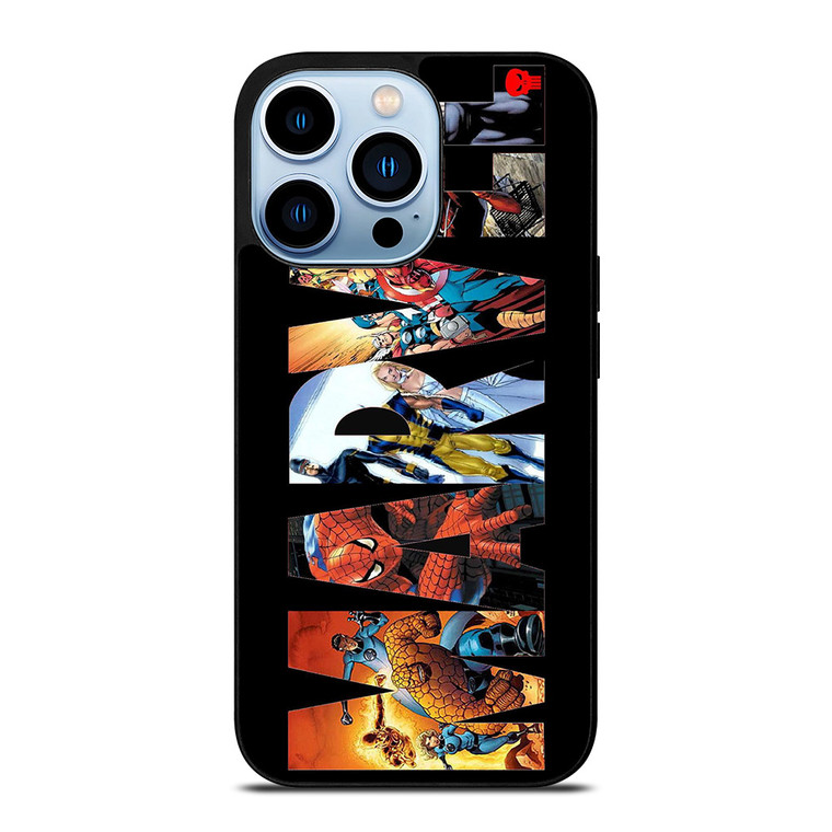 ALL MARVEL CAST LOGO iPhone 13 Pro Max Case Cover