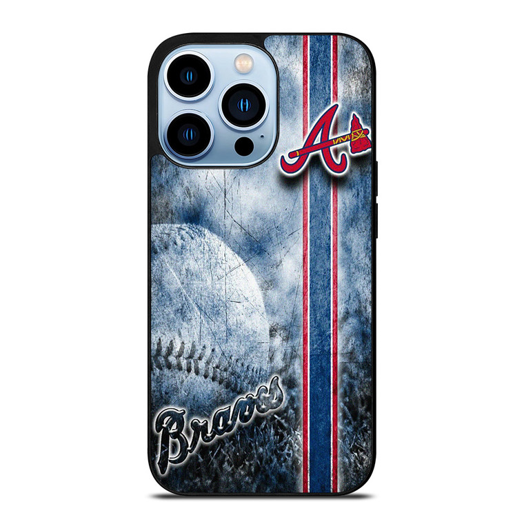 ATLANTA BRAVES BASEBALL RUSTY LOGO iPhone 13 Pro Max Case Cover