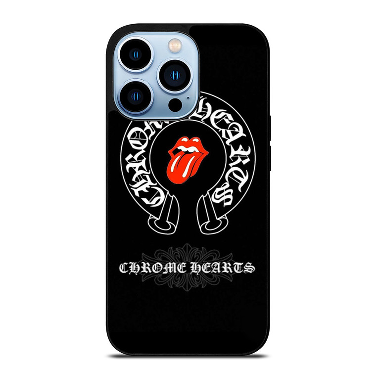 CHROME HEARTS ROLLING STONES SYMBOL iPhone 13 Pro Max Case Cover