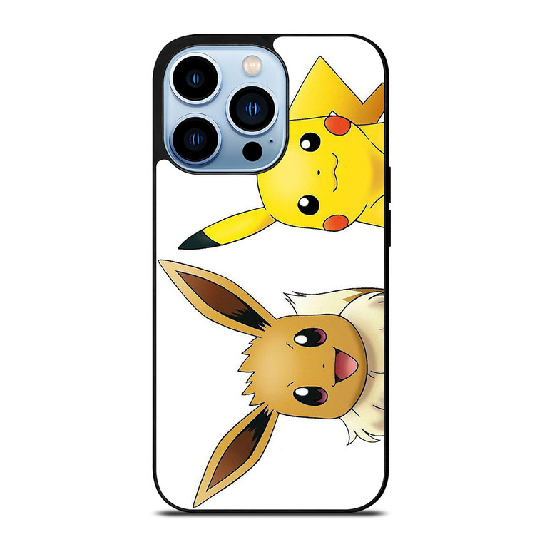 EEVEE PIKACHU POKEMON ANIME iPhone 13 Pro Max Case Cover