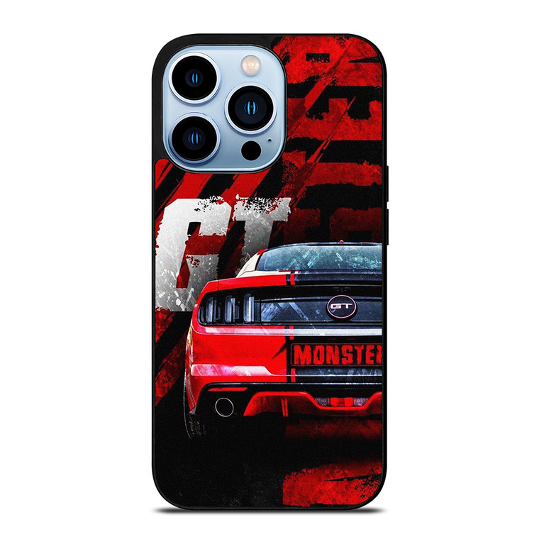FORD MUSTANG GT RED MONSTER iPhone 13 Pro Max Case Cover
