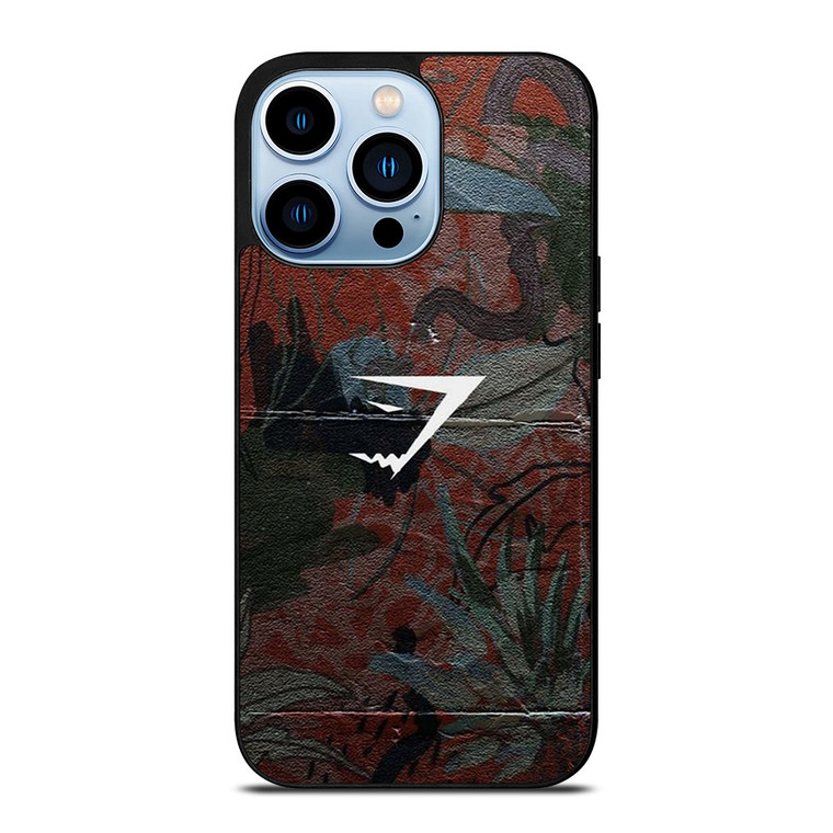 GYMSHARK FLORAL LEATHER iPhone 13 Pro Max Case Cover