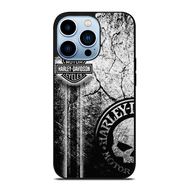 HARLEY DAVIDSON WALL TEXTURE LOGO iPhone 13 Pro Max Case Cover