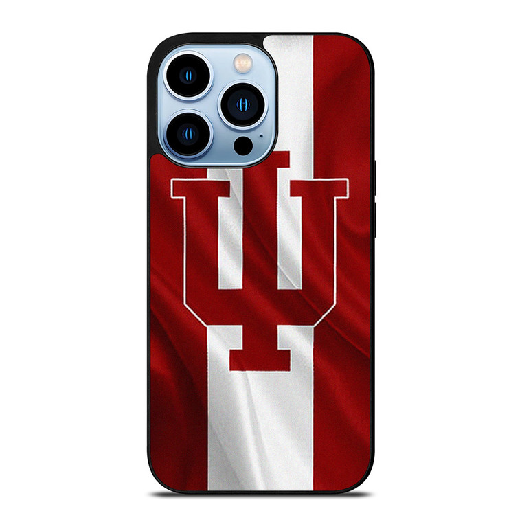 INDIANA HOOSIERS BASKETBALL FLAG iPhone 13 Pro Max Case Cover