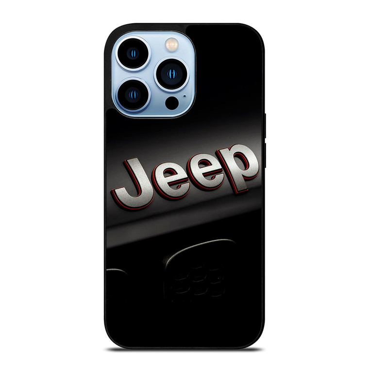 JEEP LOGO METAL EMBLEM GRILL iPhone 13 Pro Max Case Cover