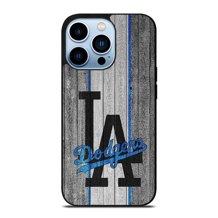 LOS ANGELES DODGERS BASEBALL WOOD LOGO iPhone 13 Pro Max Case Cover