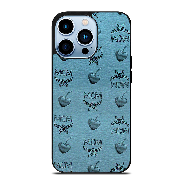 MCM WORLD WIDE APPLE LOVE LEATHER 2 iPhone 13 Pro Max Case Cover