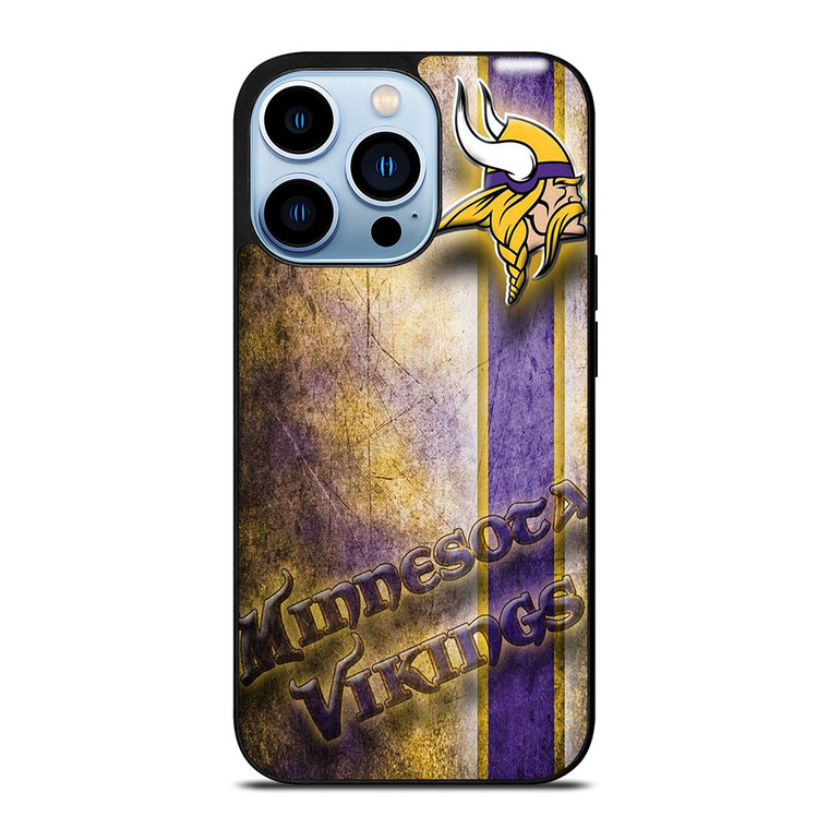 MINNESOTA VIKINGS GRUNGE LOGO iPhone 13 Pro Max Case Cover MINNESOTA VIKINGS GRUNGE LOGO iPhone 13 Pro Max Case Cover