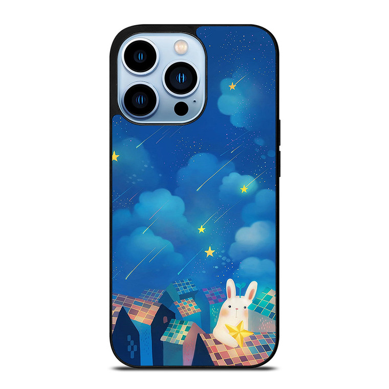 MOON BUNNY CUTE iPhone 13 Pro Max Case Cover MOON BUNNY CUTE iPhone 13 Pro Max Case Cover