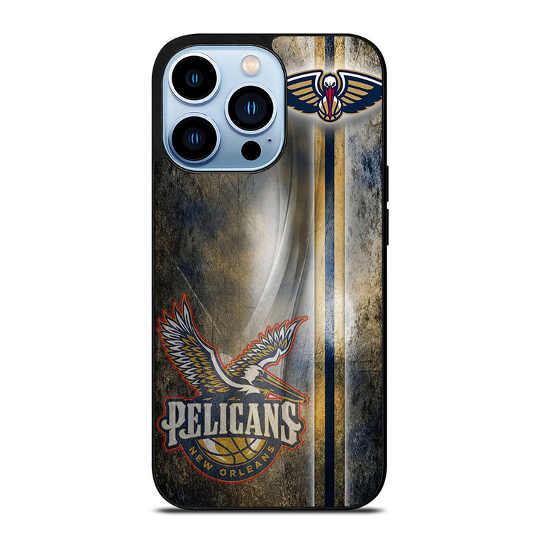 NEW ORLEANS PELICANS GRUNGE LOGO iPhone 13 Pro Max Case Cover