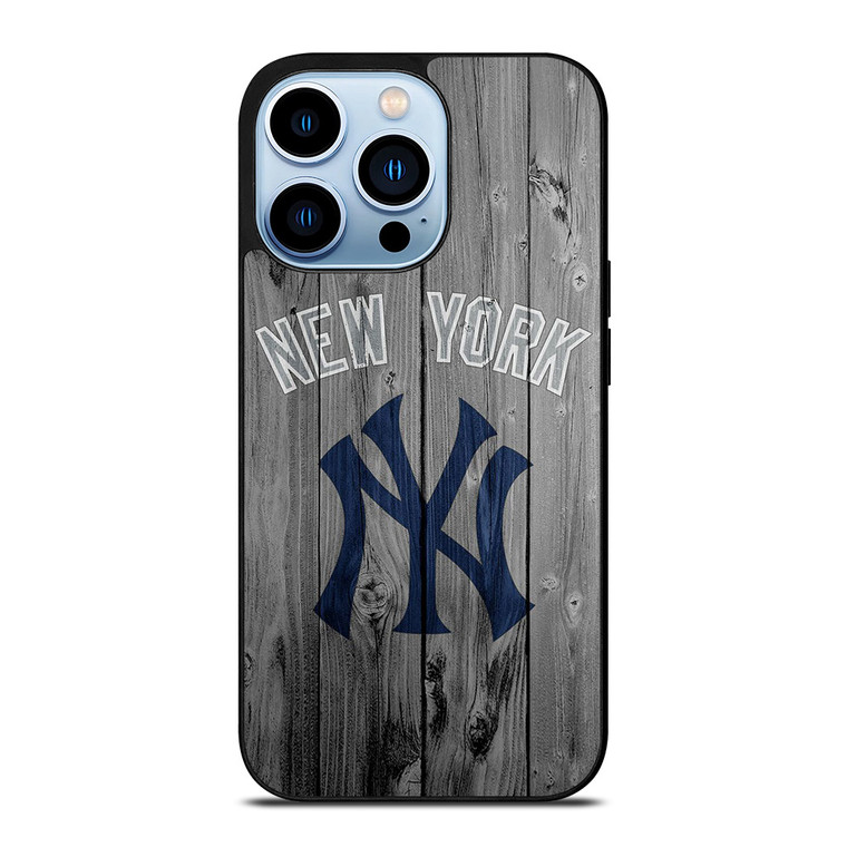 NEW YORK YANKEES WOODEN LOGO iPhone 13 Pro Max Case Cover NEW YORK YANKEES WOODEN LOGO iPhone 13 Pro Max Case Cover