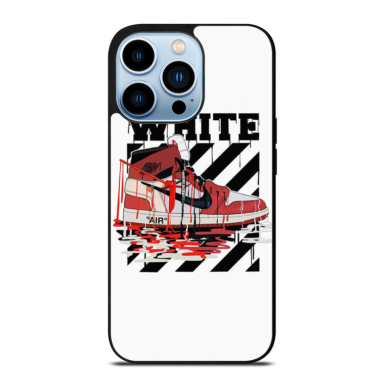 NIKE AIR JORDAN OFF WHITE MELTED iPhone 13 Pro Max Case Cover NIKE AIR JORDAN OFF WHITE MELTED iPhone 13 Pro Max Case Cover
