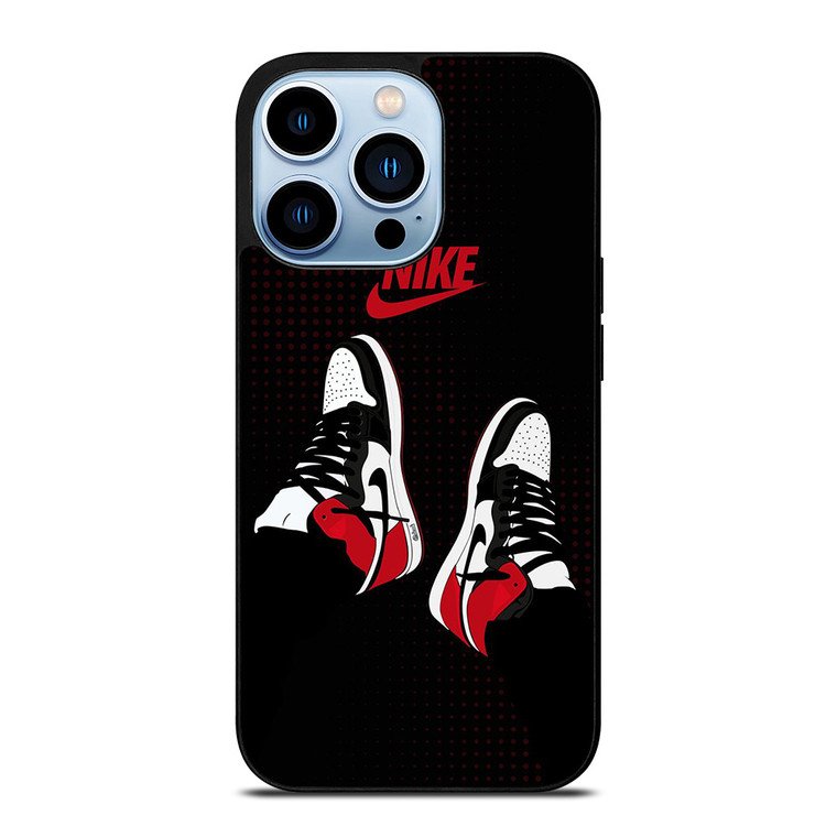 NIKE AIR JORDAN RETRO 1 RED iPhone 13 Pro Max Case Cover NIKE AIR JORDAN RETRO 1 RED iPhone 13 Pro Max Case Cover