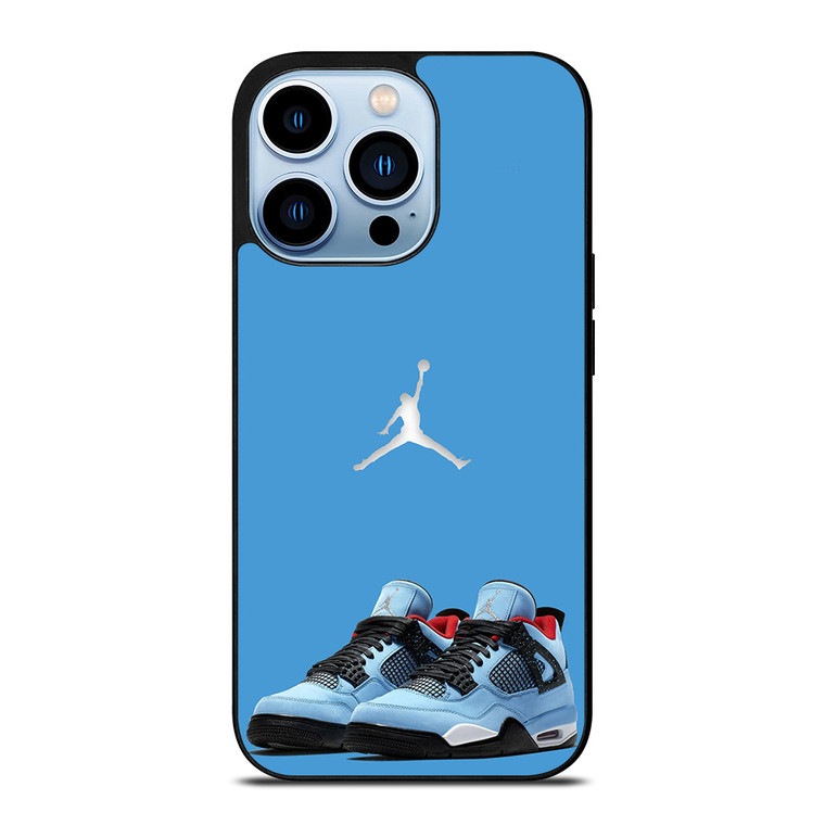 NIKE AIR JORDAN TRAVIS SCOTT BLUE iPhone 13 Pro Max Case Cover NIKE AIR JORDAN TRAVIS SCOTT BLUE iPhone 13 Pro Max Case Cover