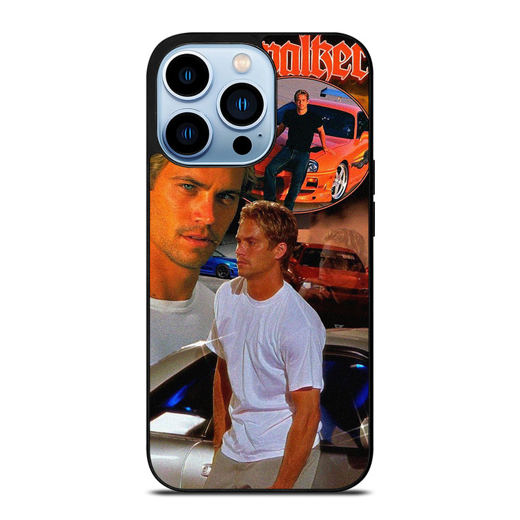 PAUL WALKER FAST AND FURIOUS COLLAGE iPhone 13 Pro Max Case Cover
