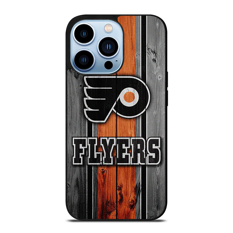 PHILADELPHIA FLYERS HOCKEY WOOD LOGO iPhone 13 Pro Max Case Cover
